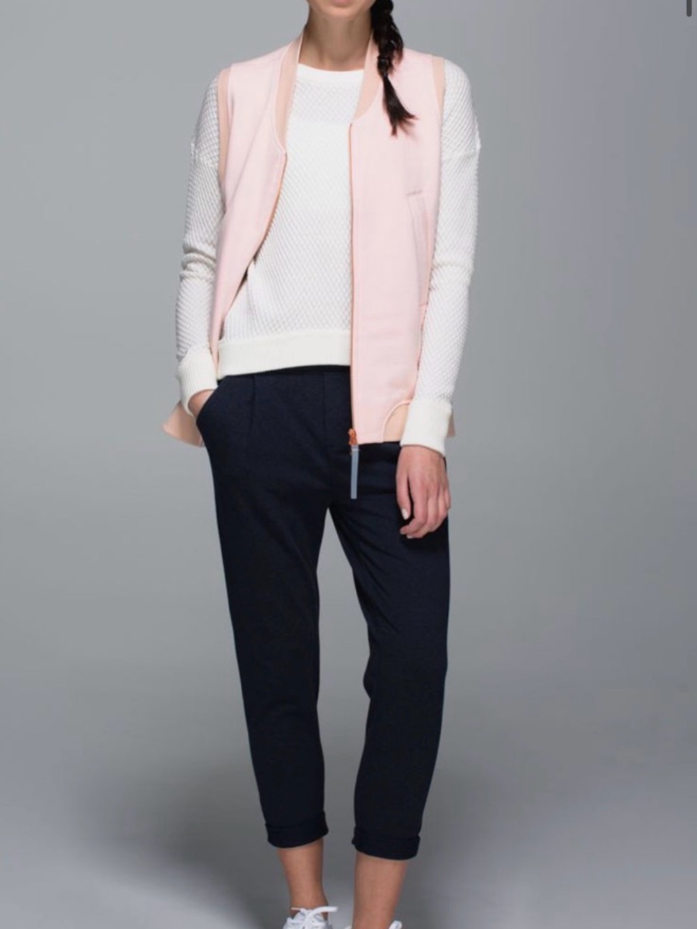 Lululemon‎ Departure Vest – Parfait Pink | Cotton Fleece | No Size Tag